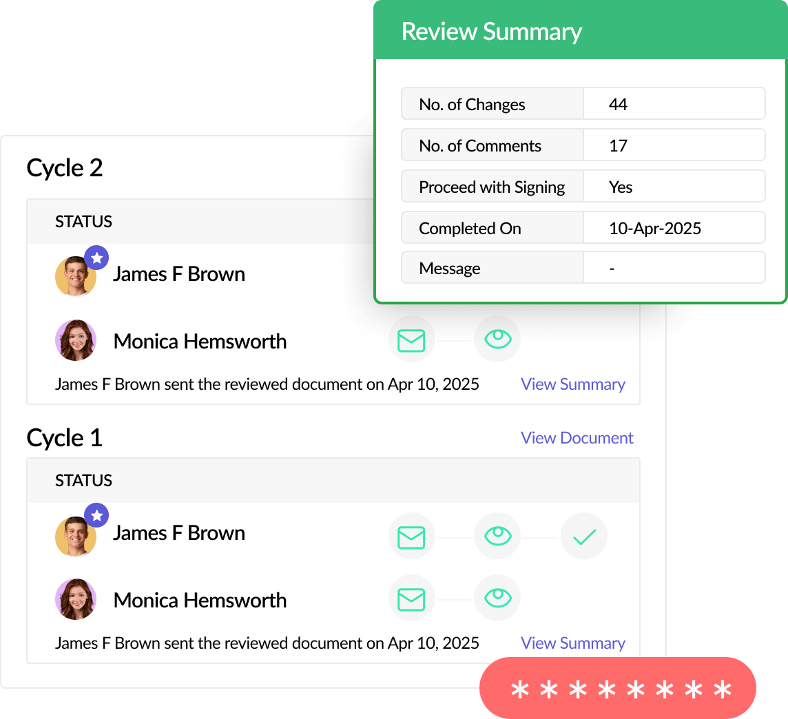 Seamless online negotiation