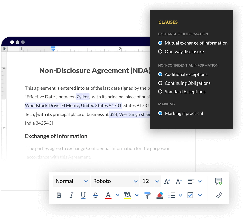 Simplified contract authoring