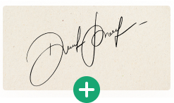 Insert wet signatures